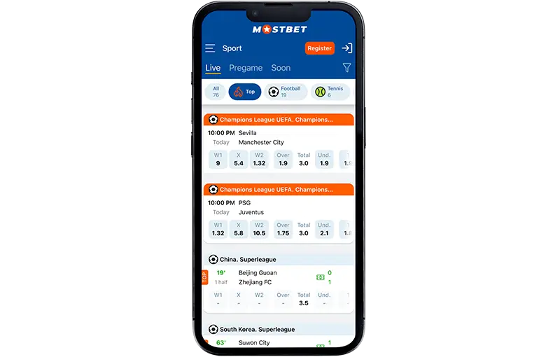 iPhone Mostbet