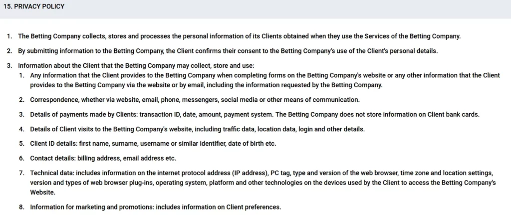 PRIVACY POLICY